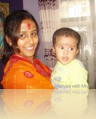 Manyaa with Mom