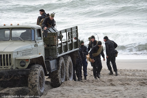 "Запад-2013": Высадка на побережье