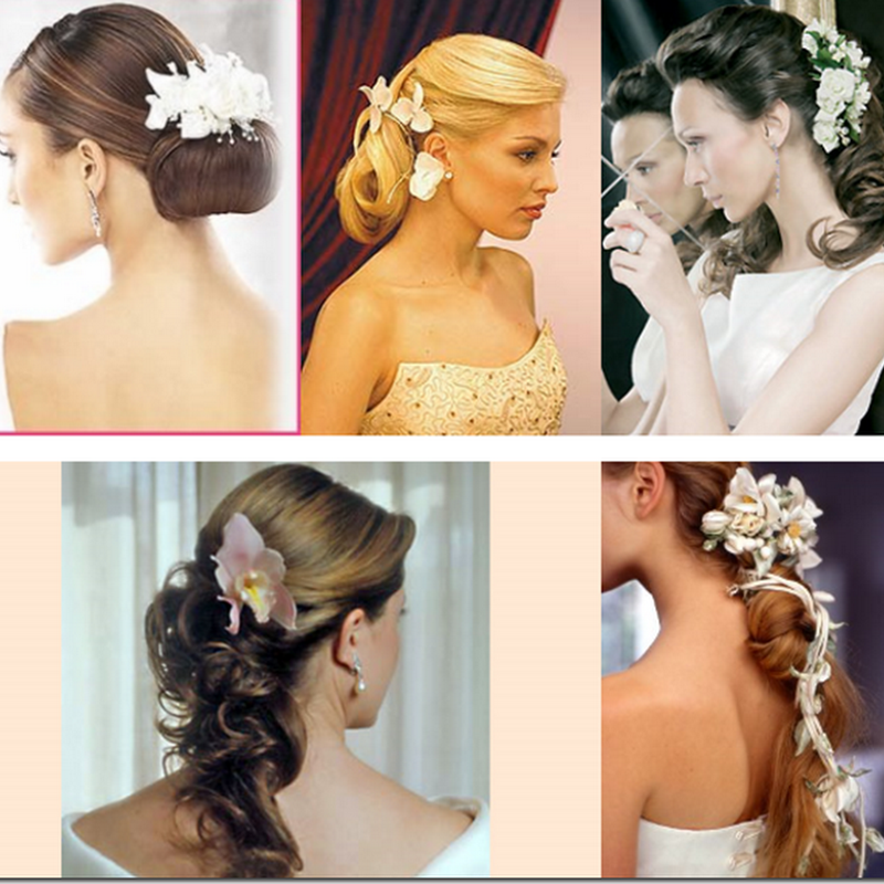 5 peinados de boda con flores