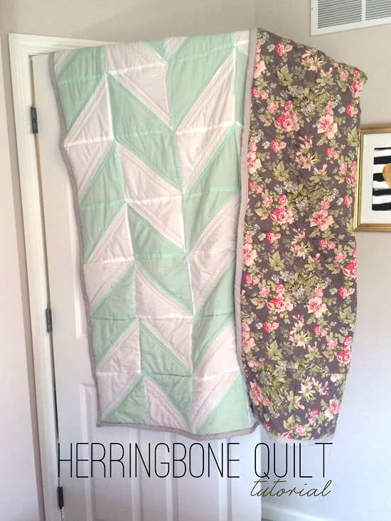 Herringbone Quilt Tutorial | Shan Made