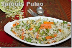 Sprouts Pulao
