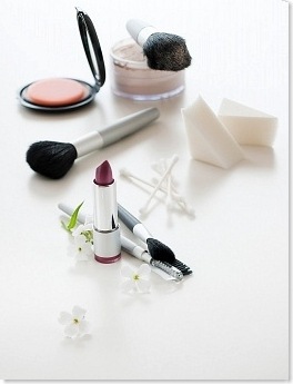 various makeup products
