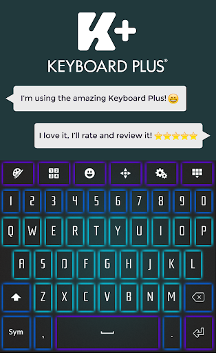 Neon Glow Keyboard