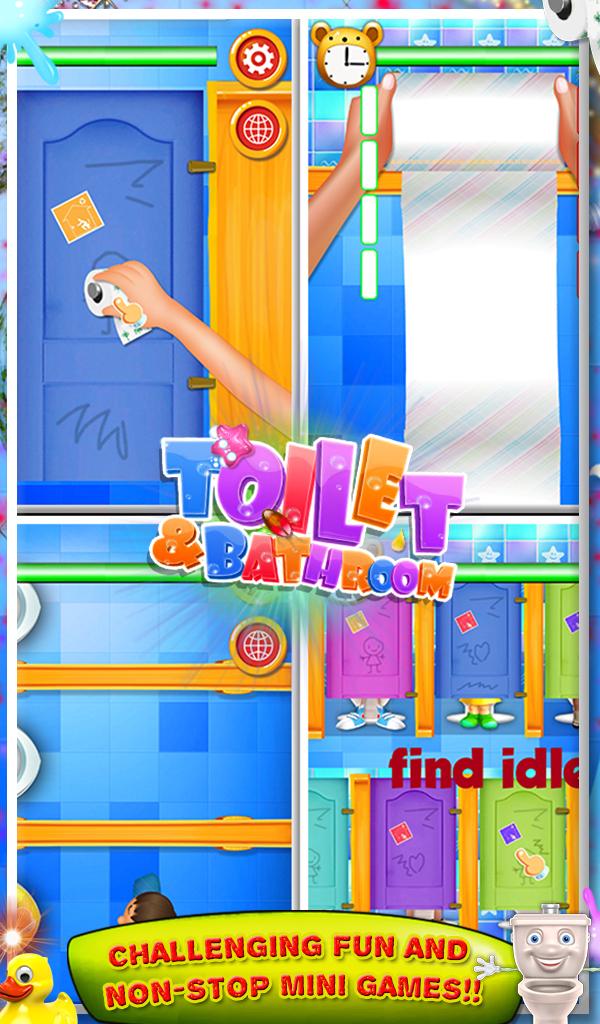 Toilet &amp; Bathroom Fun Games Screen 3