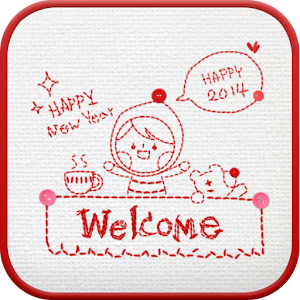 Stitch go launcher theme 1.2