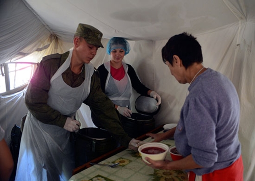 Военные борются с паводками на Дальнем Востоке