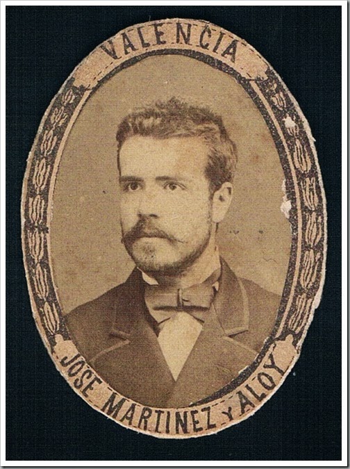 José Martínez Aloy. Ca. 1877