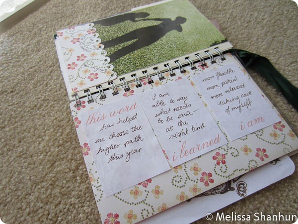 Melissa's Blog: One Little Word: Wrapping up 2011 and my new word #OLW ...