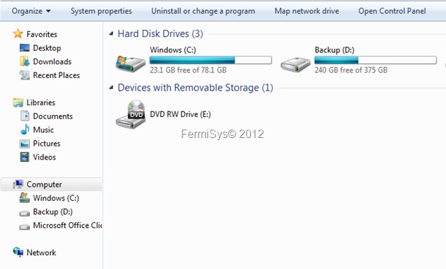 FermiSys: repair laptop-factory restore