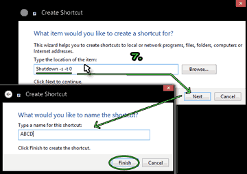 how to Create Shortcut