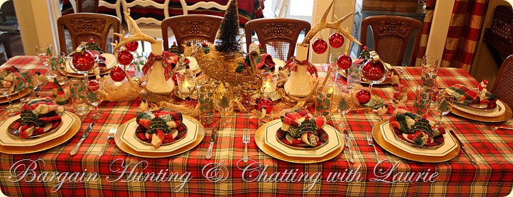 Christmas Tablescape-Bargain Decorating with Laurie