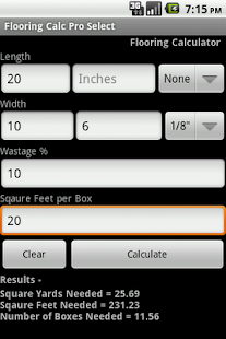 Flooring Calc Pro Select(圖2)-速報App
