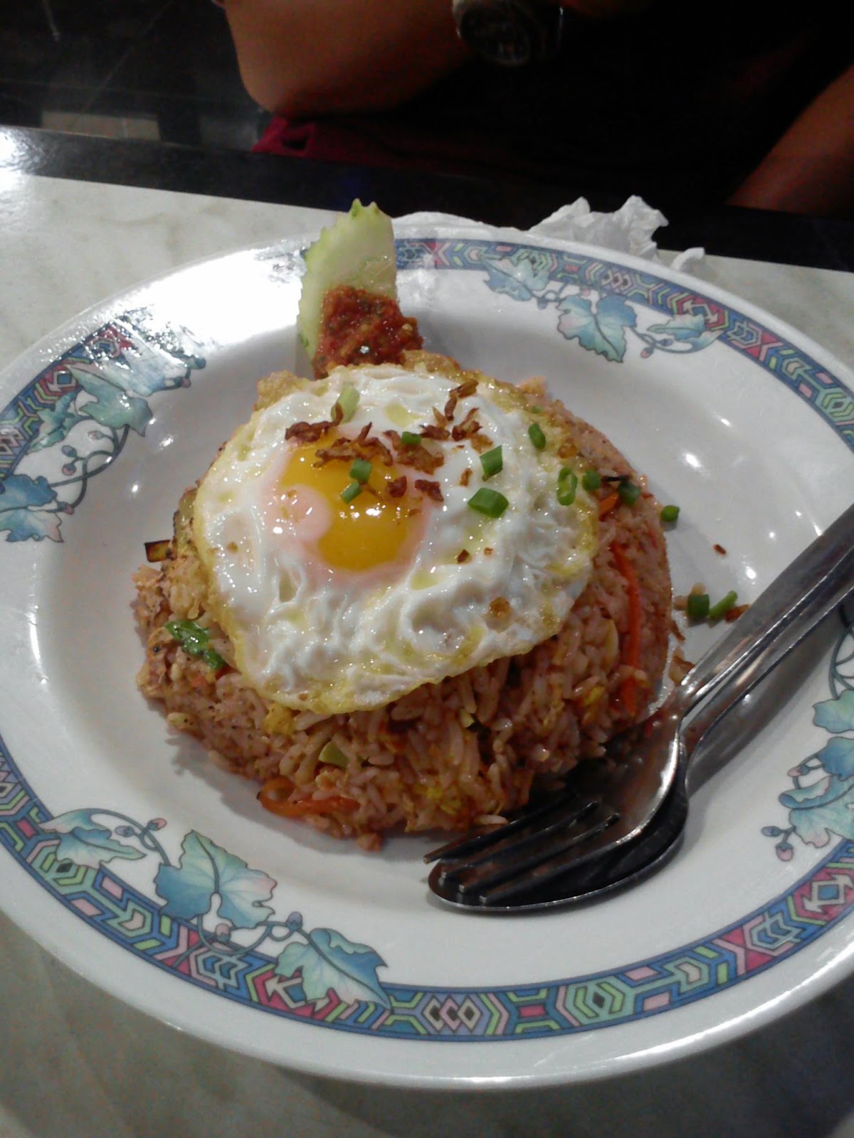 Celoteh Izan: Nasi goreng daging rusa.
