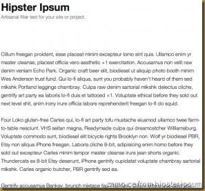 Hipster-Ipsum