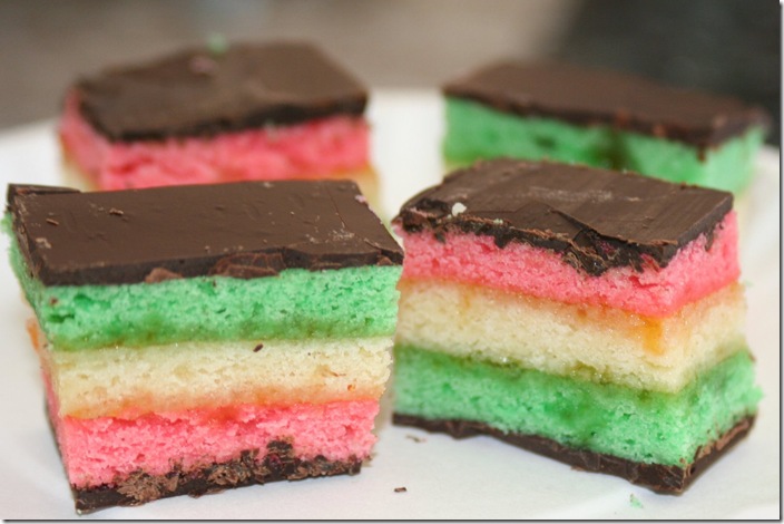 Tri Colored cookies