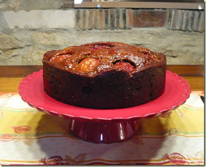 chocolate, plum and hazelnut cake2