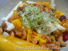 fruit and nut salad, by 240baon