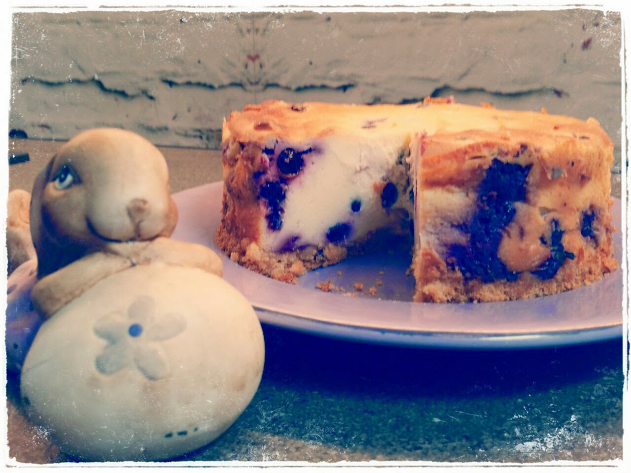 Kein Kuchen ist auch keine Lösung American Cheesecake mit Blaubeeren