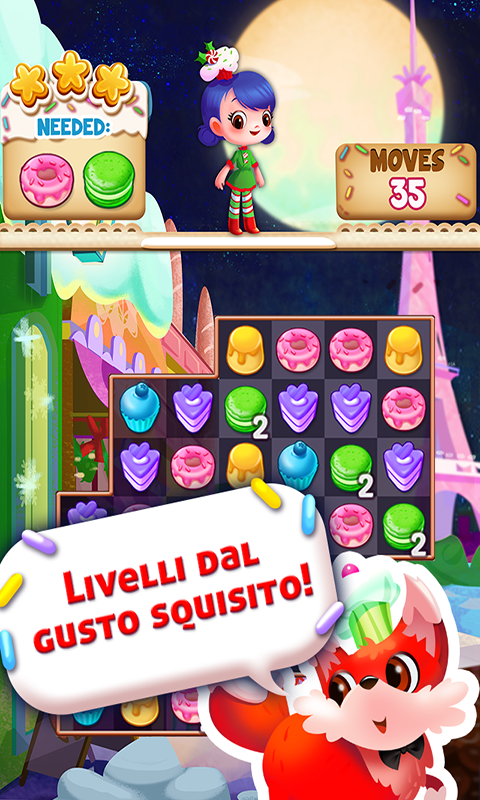 Android application Cupcake Mania Christmas screenshort