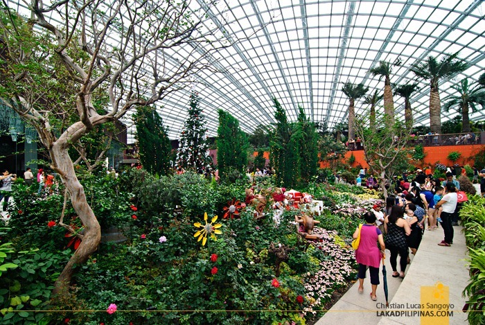 Singapore's Flower Dome at Gardens by the Bay