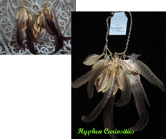 feather necklace, hyphen