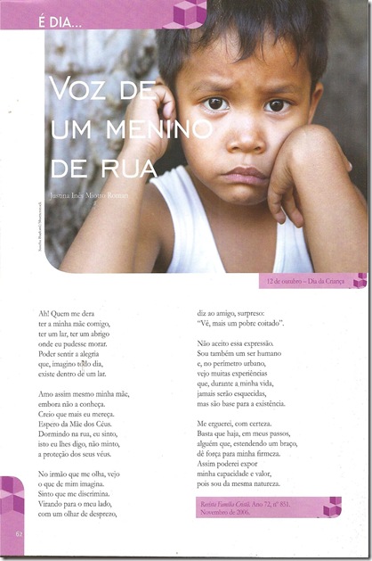 Poema dia das Crianças