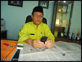 Drs.H Zamur Das Kaban BPMPD Kabupaten Pelalawan