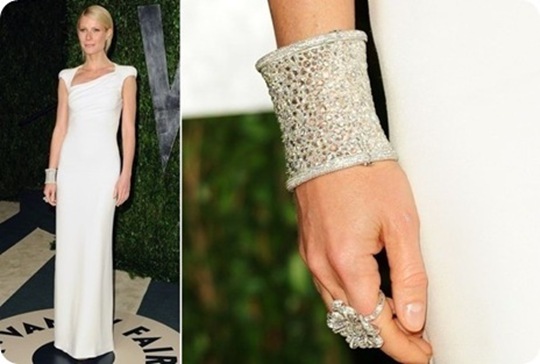 Gwyneth Paltrow Diamond Jewelry @ Oscar 2012