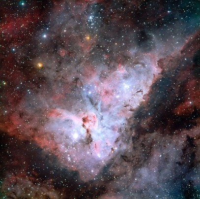 Nebulosa Carina no visível