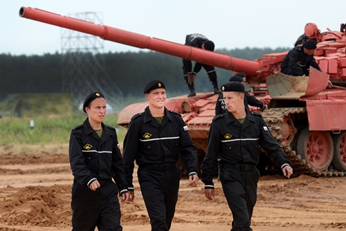 Фотографии со второго этапа по танковому биатлону