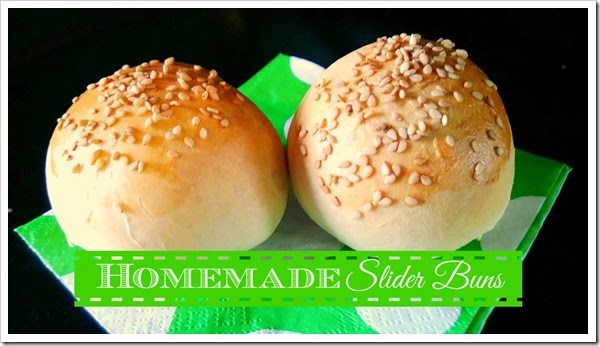 homemade slider buns