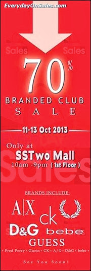 SSTwo Mall Branded Club Sale Fashion 2013 Malaysia Deals Offer Shopping EverydayOnSales