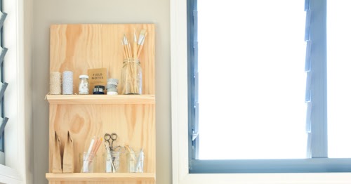 DIY Shelf System for the Study
