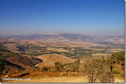Mount Hermon and Abel Beth Maacah from Misgav Am, adr08070895011