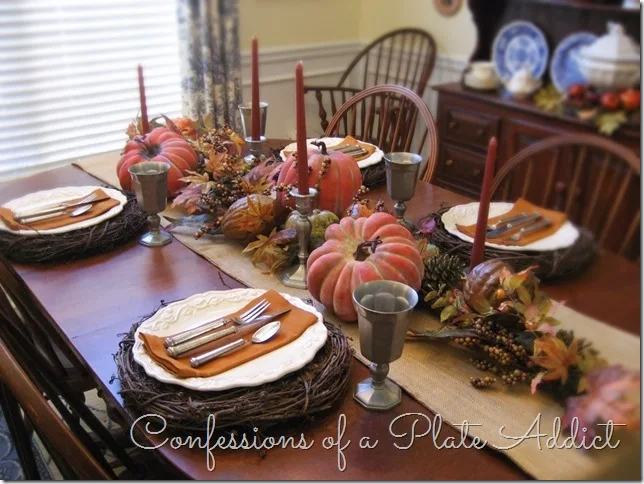 CONFESSIONS OF A PLATE ADDICT Fall Home Tour Dining Room