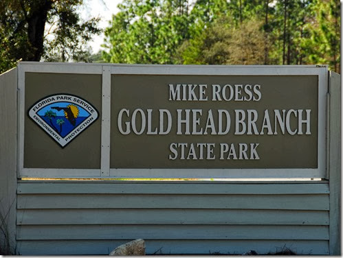 Gold Head Branch Sign