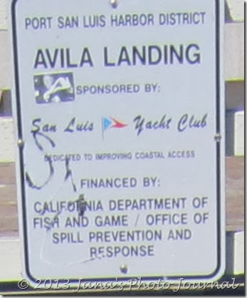 Avila Landing Sign