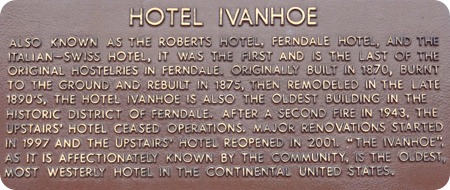 Hotel Ivan sign