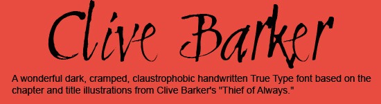 Clive-Barker-Font Clive-Barker-Font