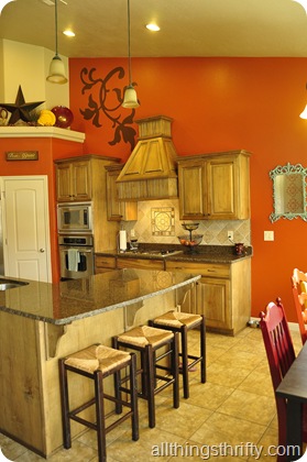 colorful kitchen