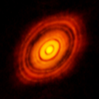 disco protoplanetário em torno de HL Tauri