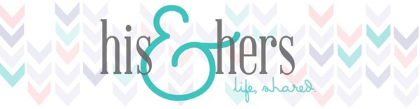 his and hers blog header
