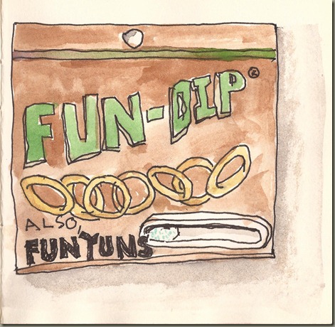 Fun-Dip also FunYuns Colored