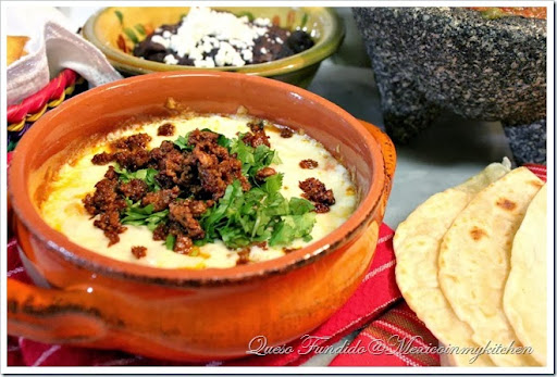 Queso Fundido With Chorizo Recipe | Mexican Food Recipes