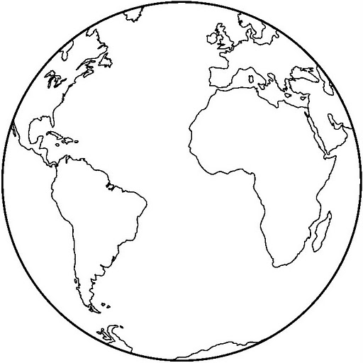Download Planet Earth coloring page