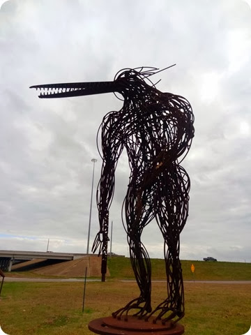 strange sculpture