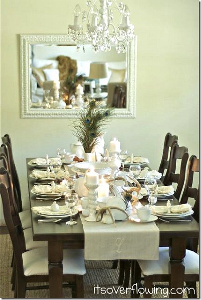 friday feature--whimsical autumn nature inspired table setting