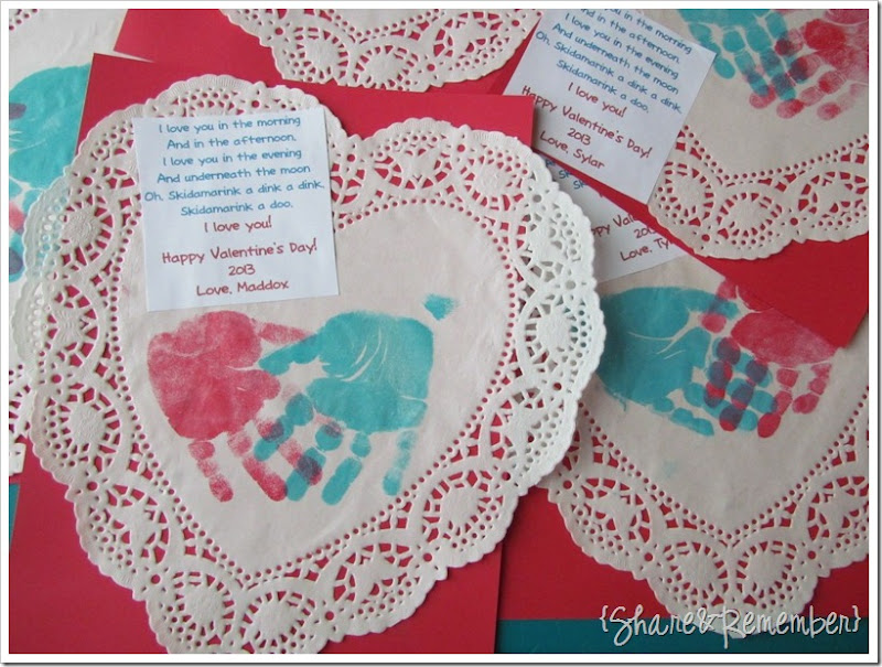 preschool valentines for parents