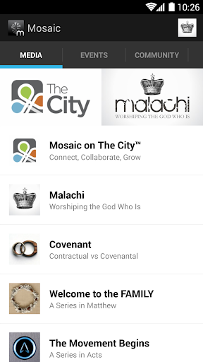 The Mosaic Church App