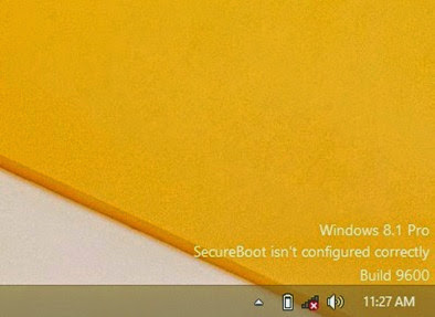 secure boot isn't configure correctly